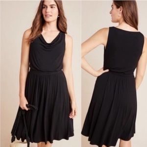 MAEVE by Anthropologie Black Sleeveless Jersey Knit Dress